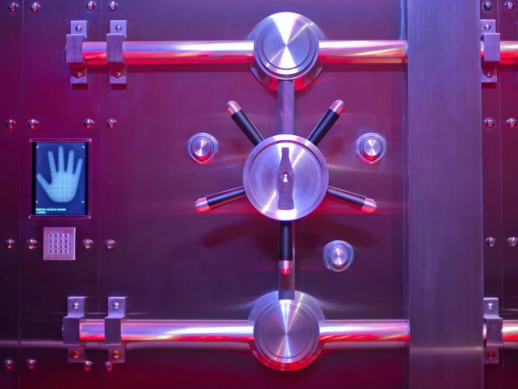 Хранилище, содержащее секретную формулу в World of Coca-Cola в Атланте.
