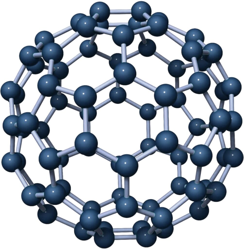 Молекулы химических соединений. Фуллерен с60. Молекула с60 фуллерен. Фуллерен с60 Кристаллы. Фуллерен решетка.
