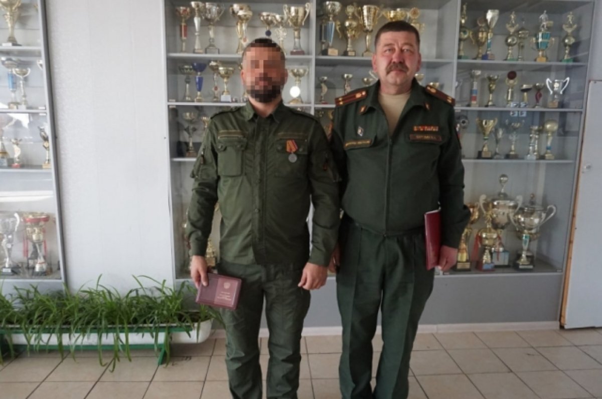    Участник СВО из Забайкалья получил медаль «За храбрость» II степени
