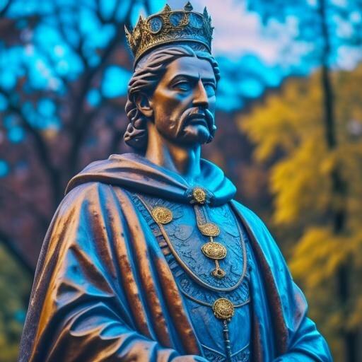 Гедимин (ок. 1275 — декабрь 1341) — великий князь литовский с 1316 по 1341 год, основатель династии Гедиминовичей. Его имя носит самый известный исторический памятник Литвы — башня Гедимина в Вильнюсе - https://rudalle.ru/check_kandinsky22/857b65a5-c822-4ba2-861c-d42649bc8fe5