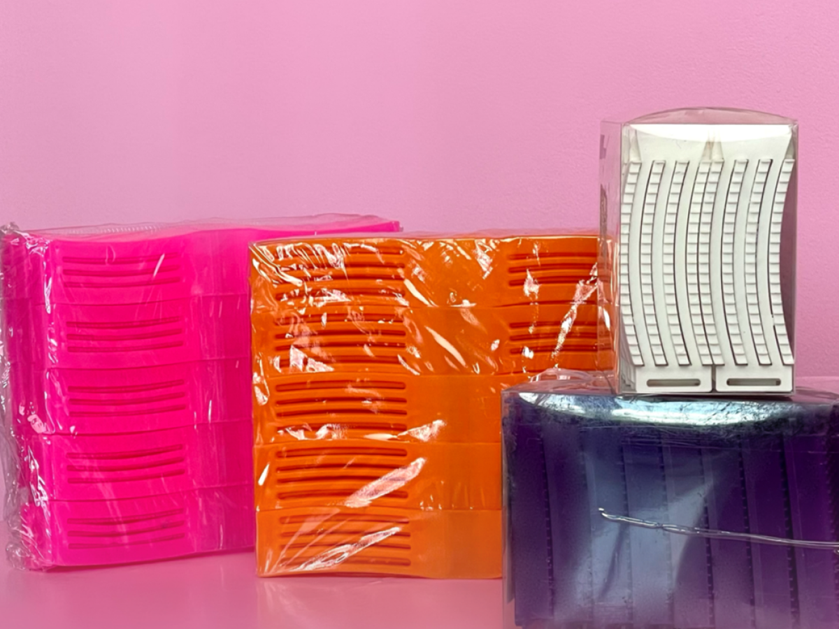 Разные виды зажимов для прикорневого объема