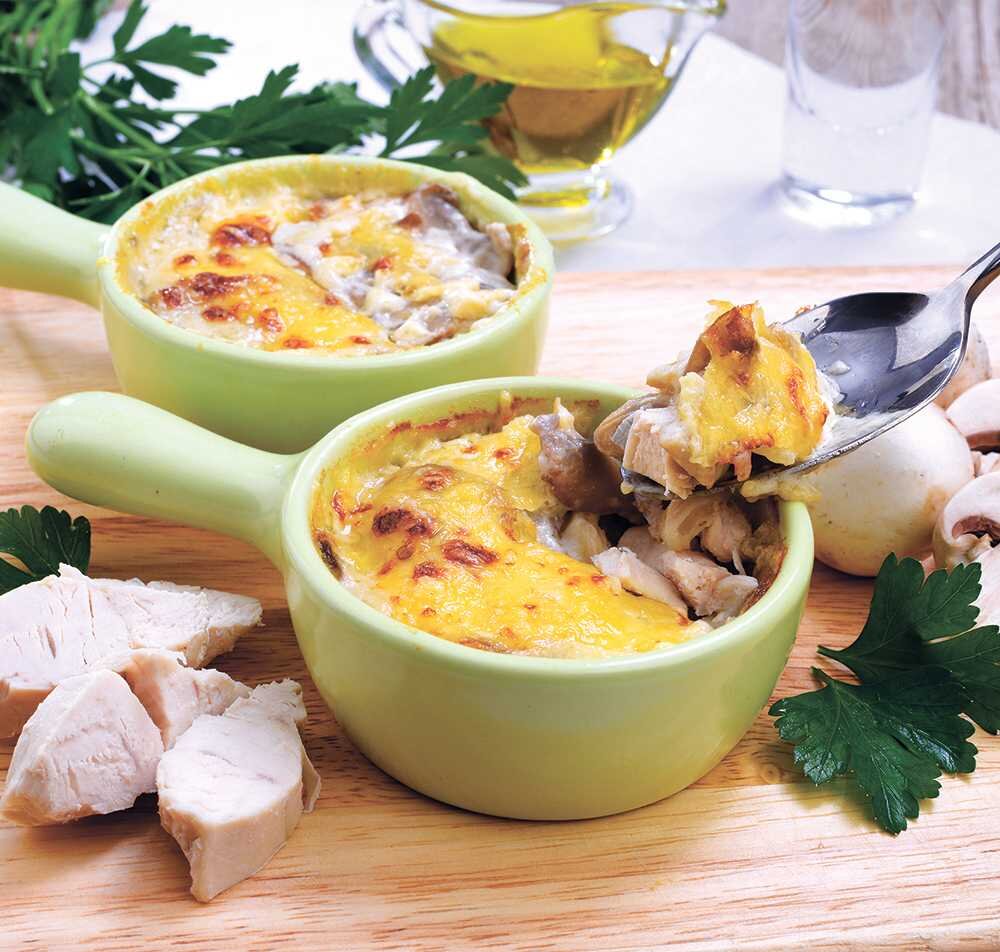 Жюльен из курицы с грибами