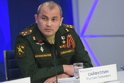   Герой России, полковник Рустам Сайфуллин ©Владимир Трефилов РИА Новости