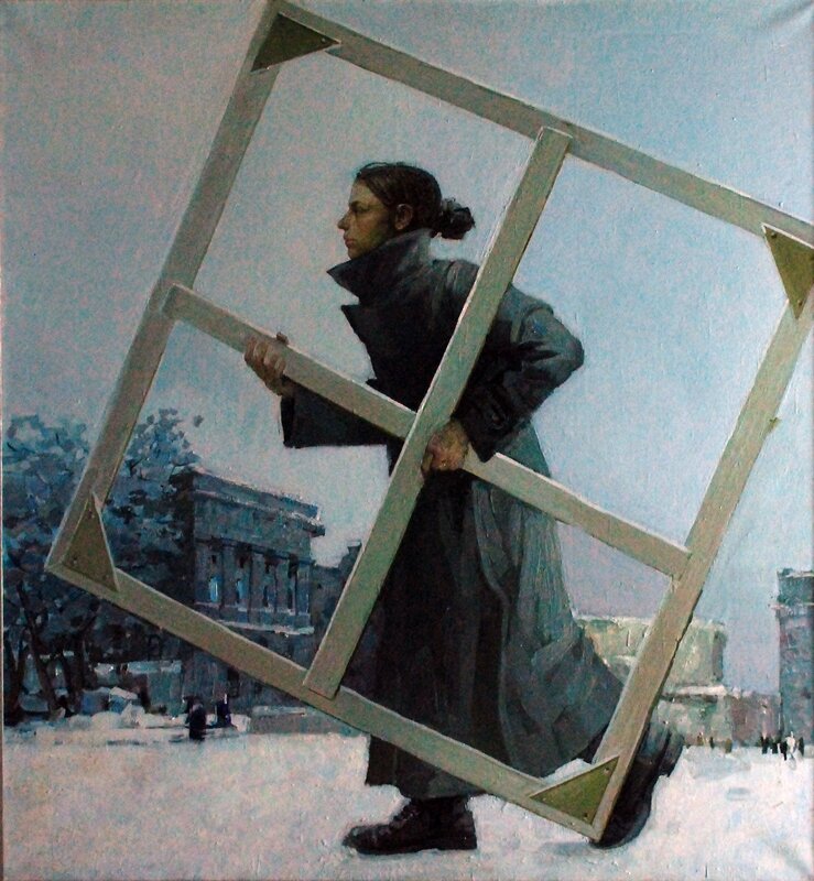 Басова Софья. Род.1994 Автопортрет. 2013. Из коллекции РОМИИ