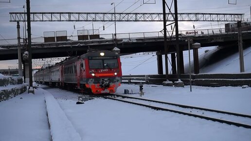 Электропоезд ЭД9Э-0060. Аламбайский экспресс.