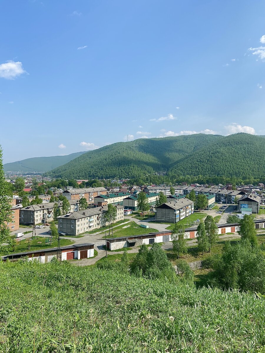 Вот этот вид на город с горы.