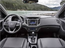 Hyundai Creta 1 поколения,приборная панель и панорама водителя 