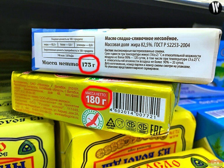 Вес товара с упаковкой. Уменьшение веса товара на упаковке. Продукты российских производителей. Снижение объема упаковки. Упаковки товаров с весом.