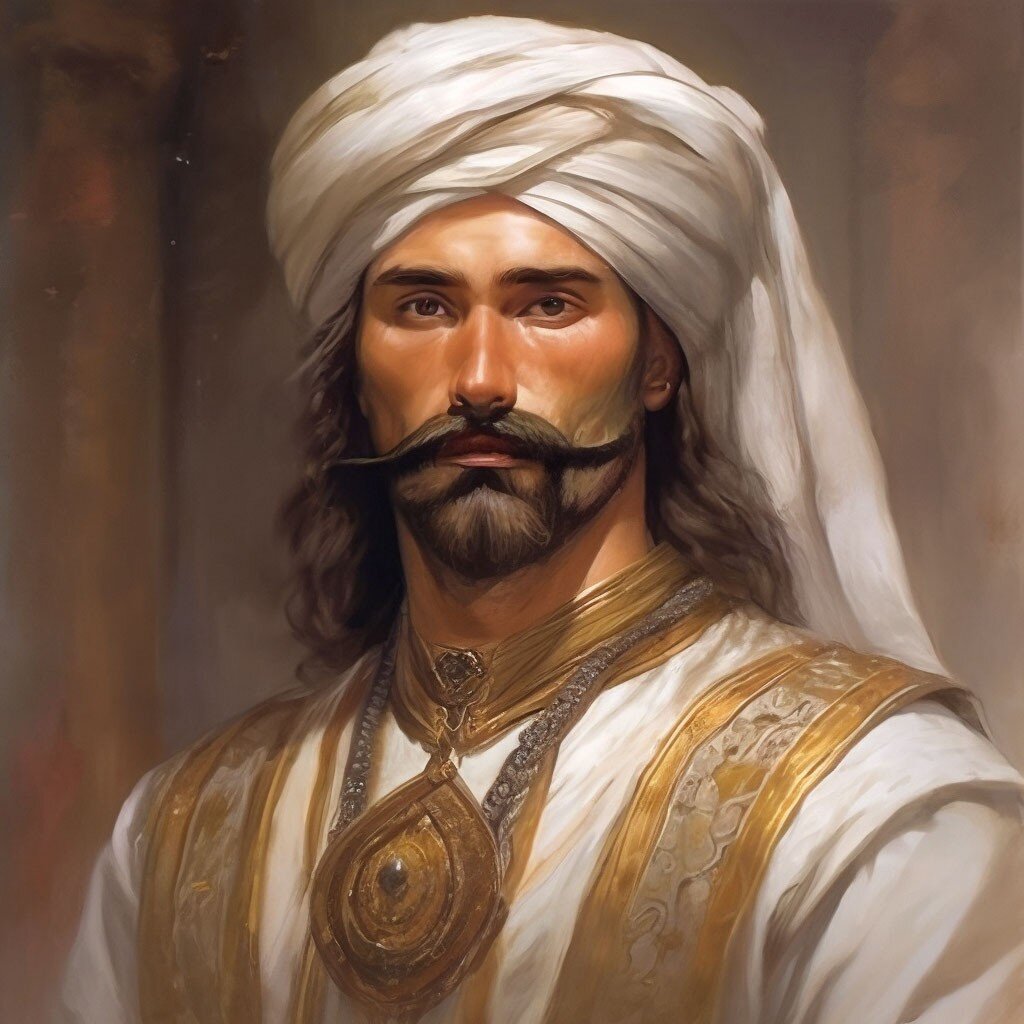 Так нейросеть помогла мне с образом жениха княгини Аастасии Ивановны Черкасской - Саин-Булатом.