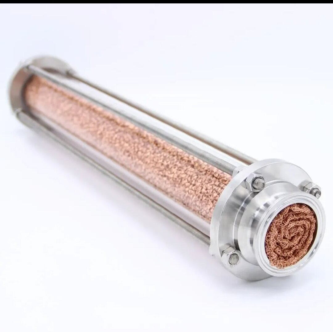 Насадочная колонна. Для иллюстрации на картинке стеклянная царга. Яндекс картинки. 