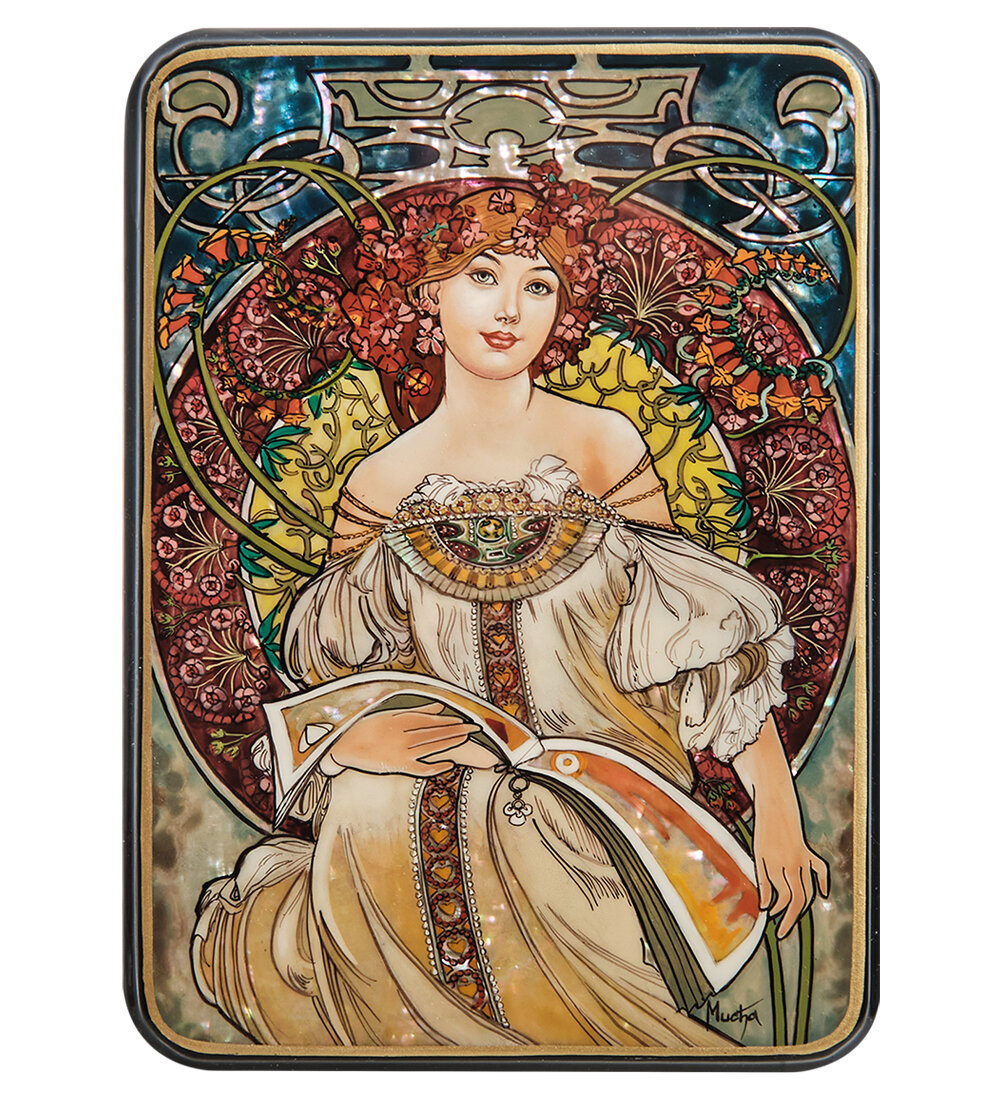 Альфонс Муха "Мечтательность", 1897 г.