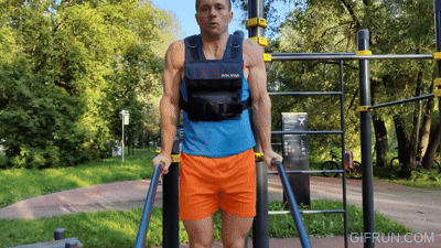 отжимания на брусьях