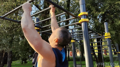 подтягивания параллельным хватом