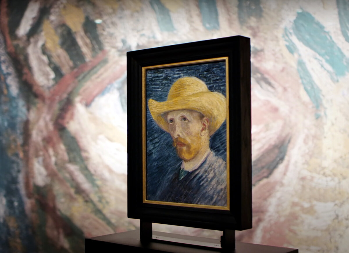 Зал "Автопортреты" в Музее Ван Гога