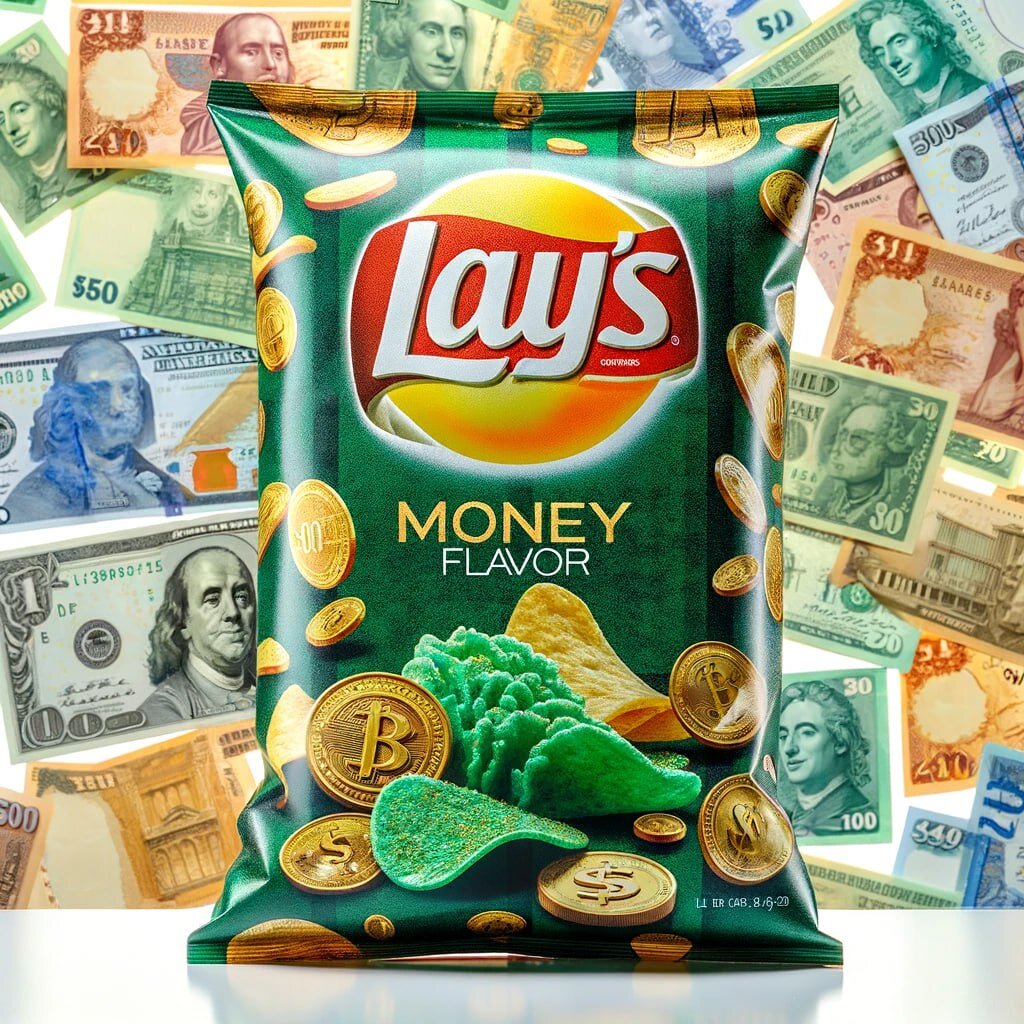 В каком году придумали чипсы. Чипсы со вкусом денег.