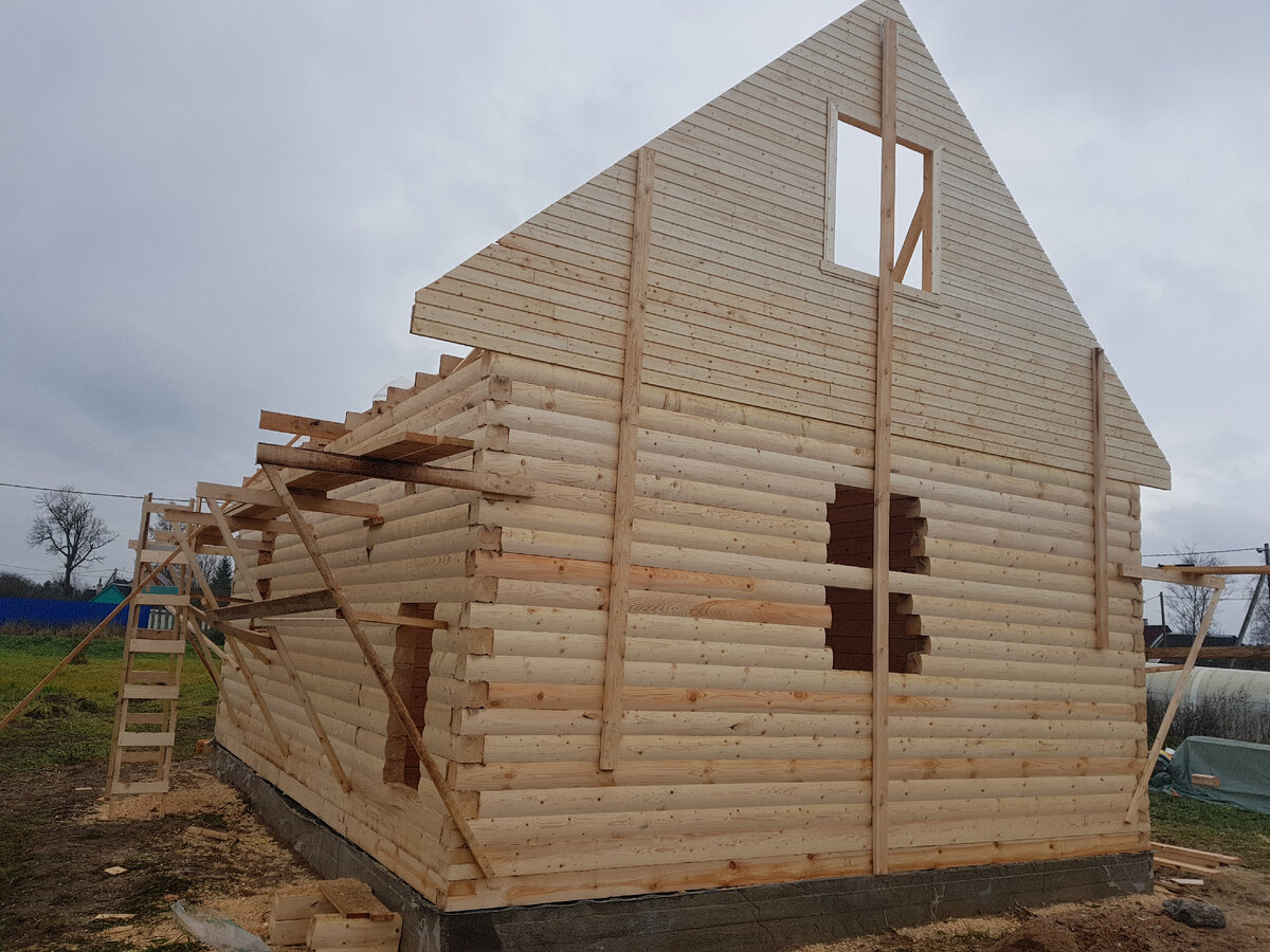 2018 год. Стройка нашего дома в ЛО, Гатчинский район