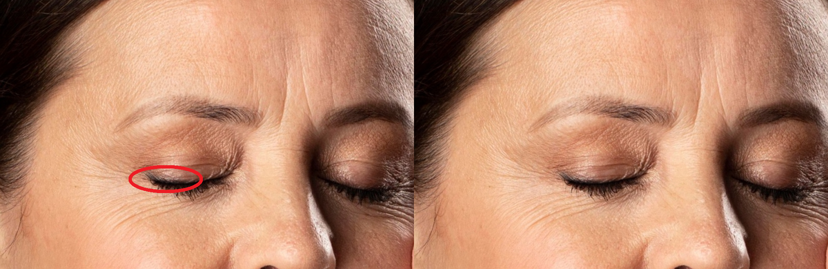 Затемняем область