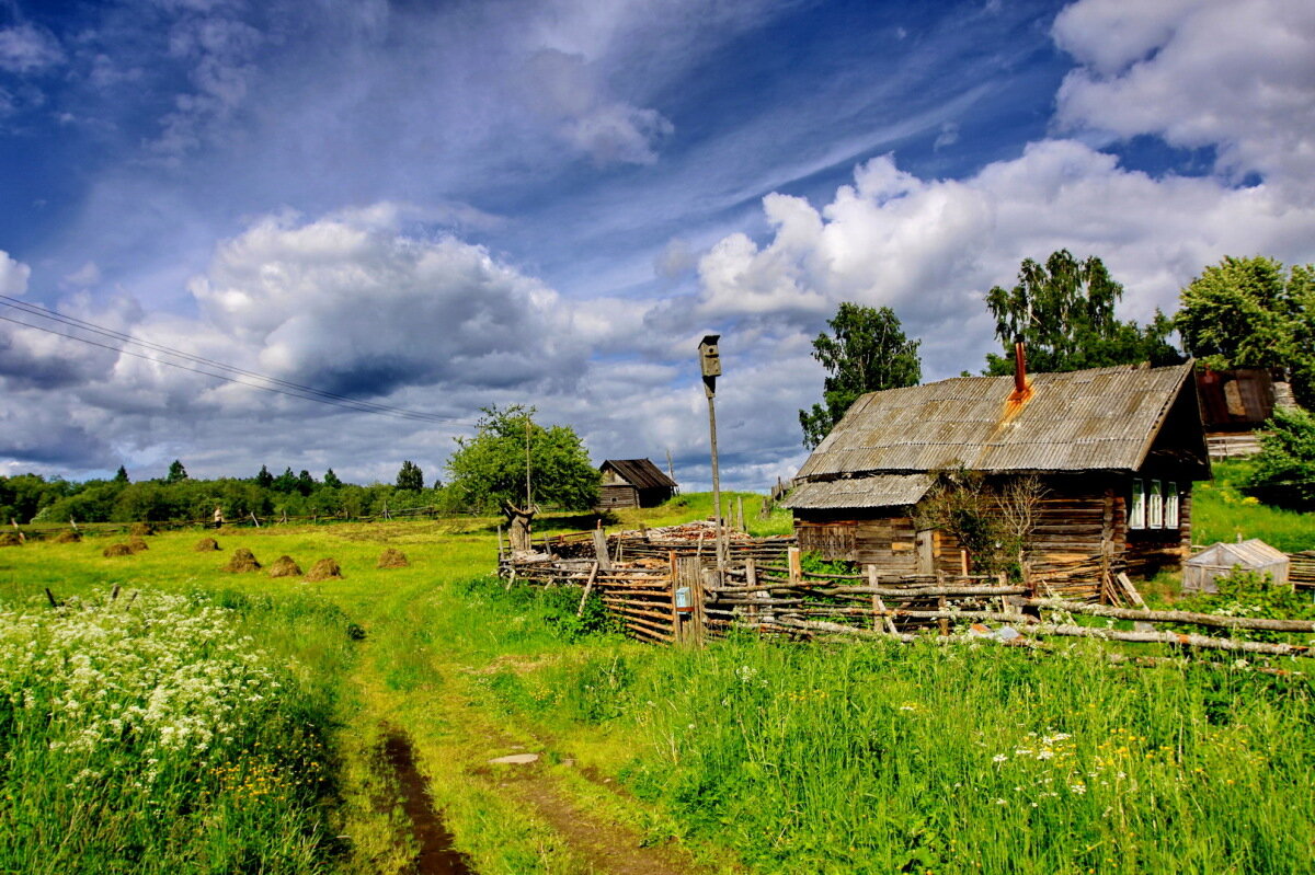 Деревенская местность