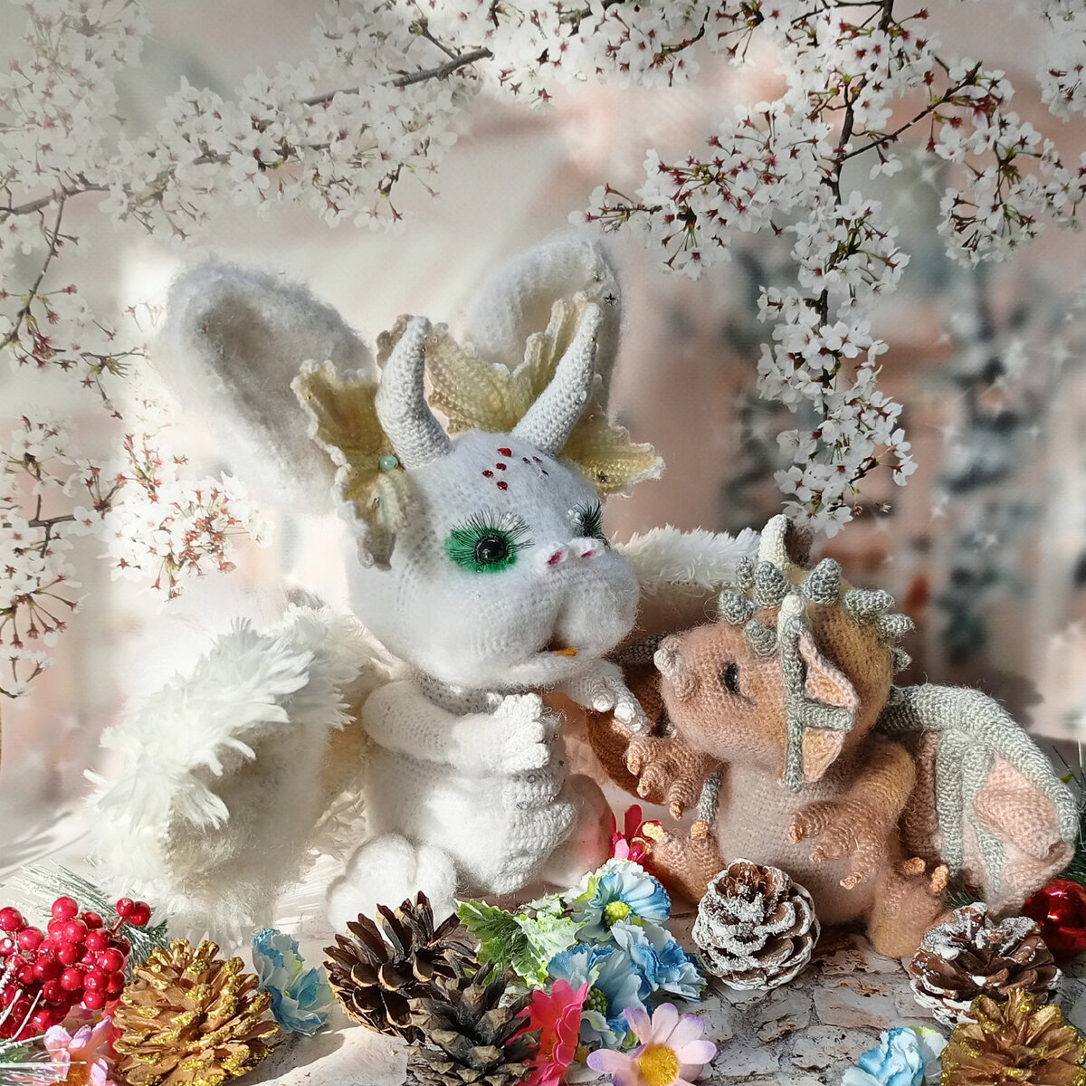 Фэнтези драконы. Есть подробные мастер-классы по их созданию.