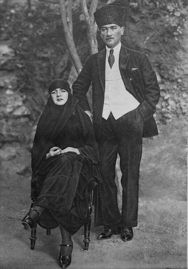 Мустафа Кемаль Ататюрк и Латифе ханым. Изображение из открытых источников