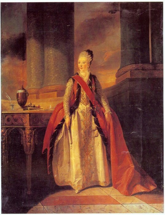Первая жена Павла I Вильгельмина (в православии Наталья Алексеевна)