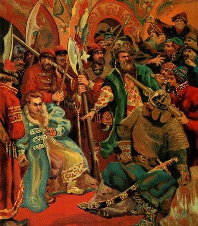 Н. Некрасов. «Свержение Самозванца»
