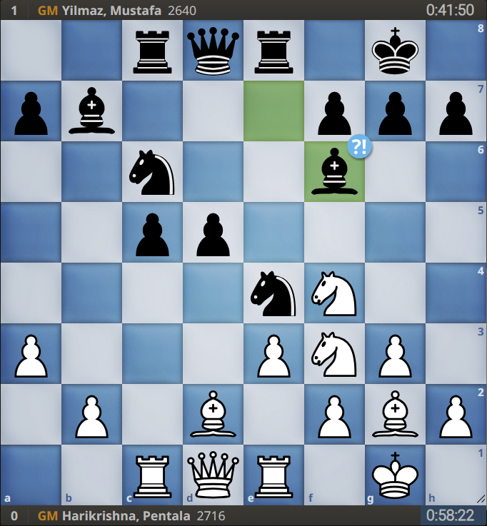 Харикришна - Йилмаз, ход белых