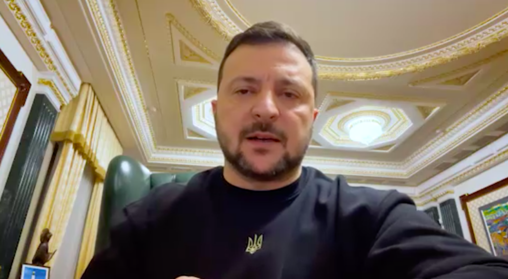    Скрин: t.me/V_Zelenskiy_official