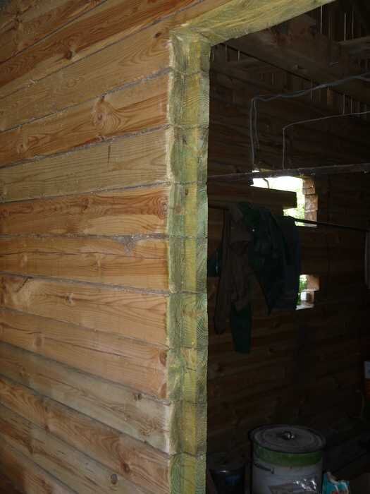 Окосячка дверного проёма в деревянном доме | Строим своими руками | Дзен