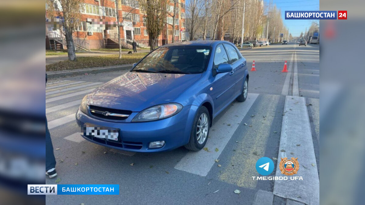    В уфимском Сипайлово на пешеходном переходе водитель иномарки сбил 9-летнего мальчика