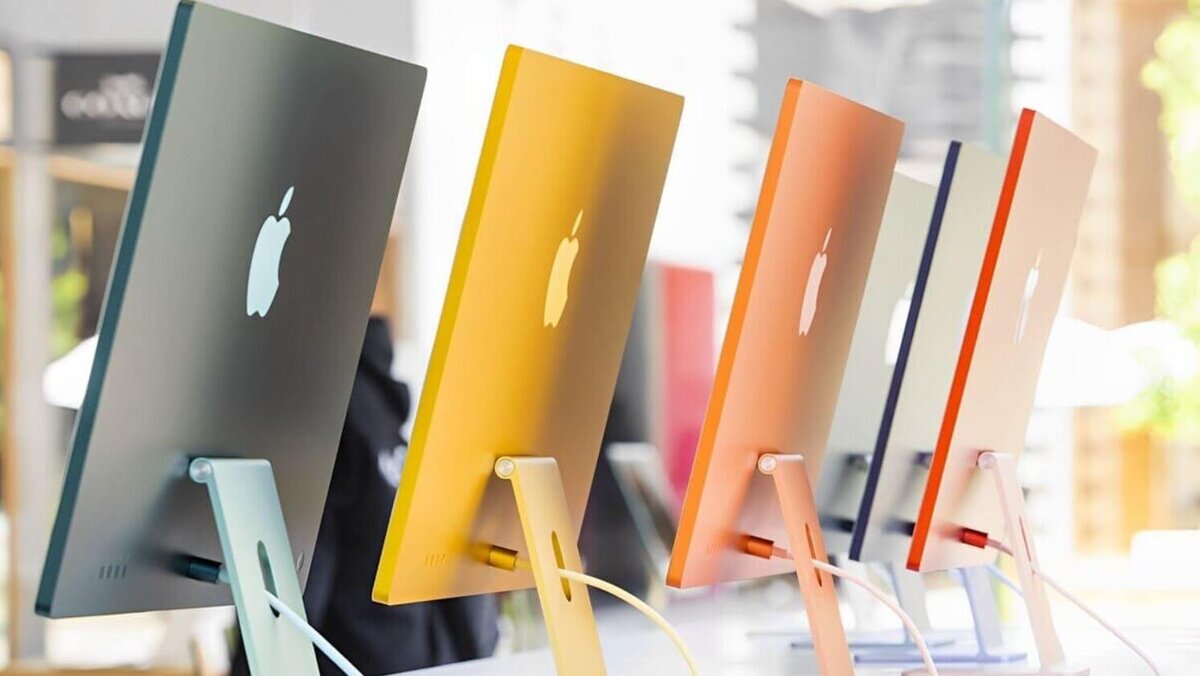    iMac 2023 — один из немногих гаджетов Apple, который представлен в разных цветах