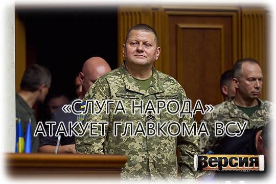    «Слуга народа» атакует главкома ВСУ
