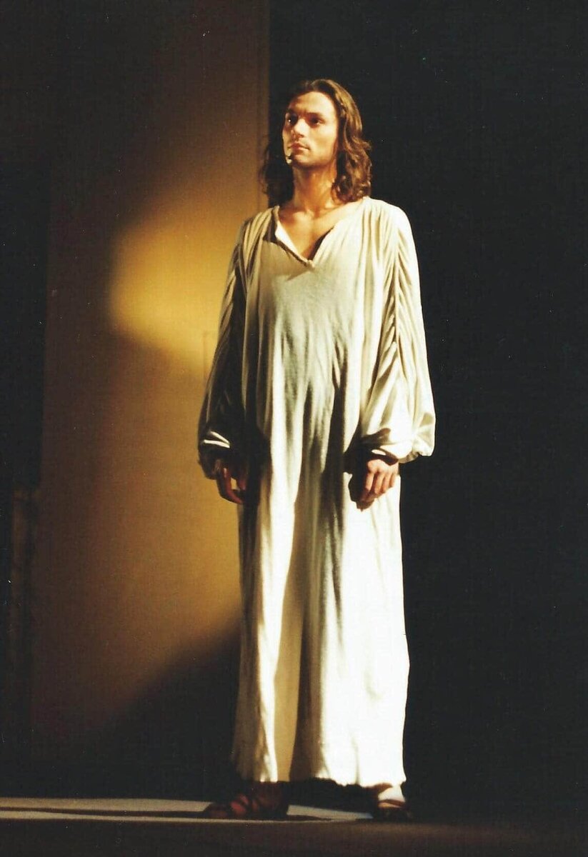 В роли Христа. Фото из личного архива Алексея Шкатова