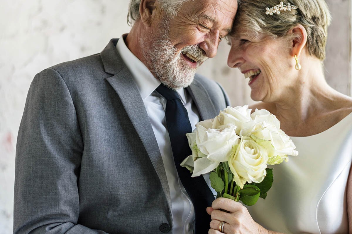 Жизнь после 50. Любовь в позднем возрасте. Поздний брак. Супружество зрелого возраста. Свадьба после 50 лет.