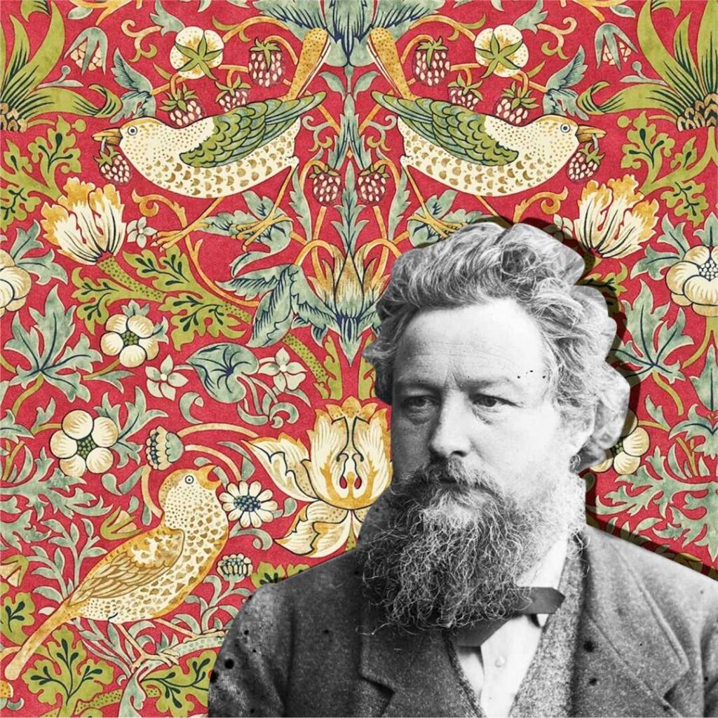 Уильям Моррис и его орнамент "Клубничный воришка"