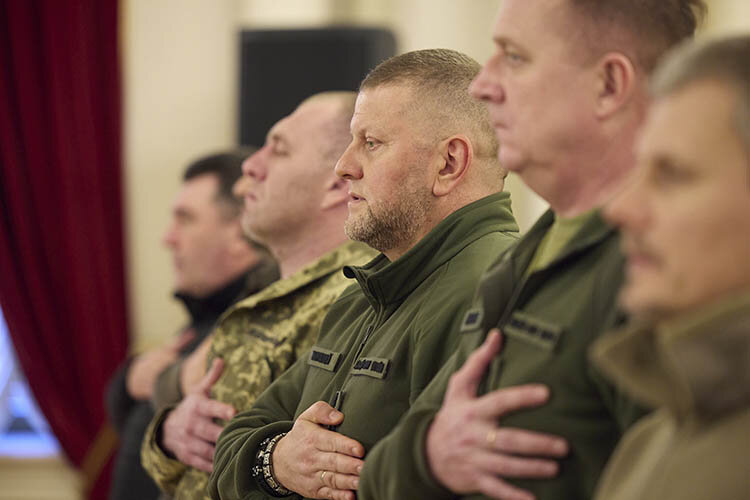    На прошлой неделе главнокомандующий вооруженными силами Украины (ВСУ) Валерий Залужный выдал статью, в которой признал тупик в конфликте на Украине Фото: © Ukraine Presidency / Keystone Press Agency / www.globallookpress.com