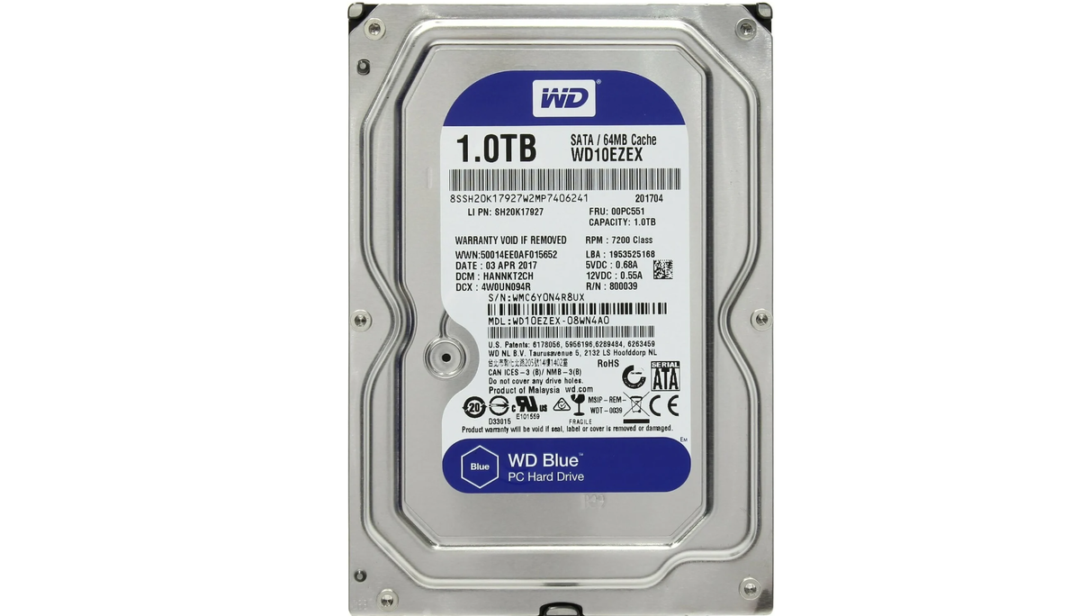 Жесткий диск Western Digital WD Blue 1 ТБ