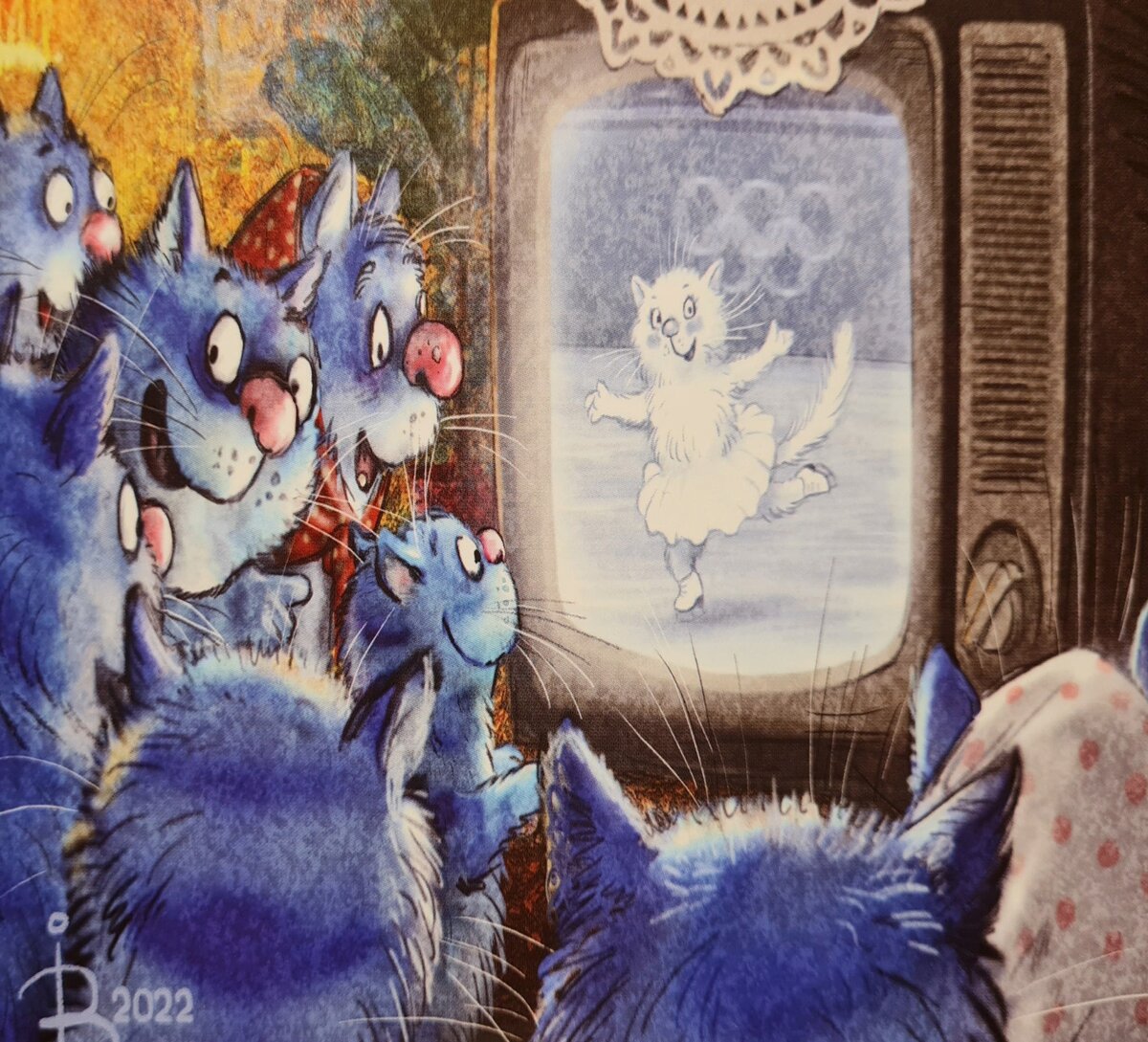 очаровательные синие коты Рины Зенюк