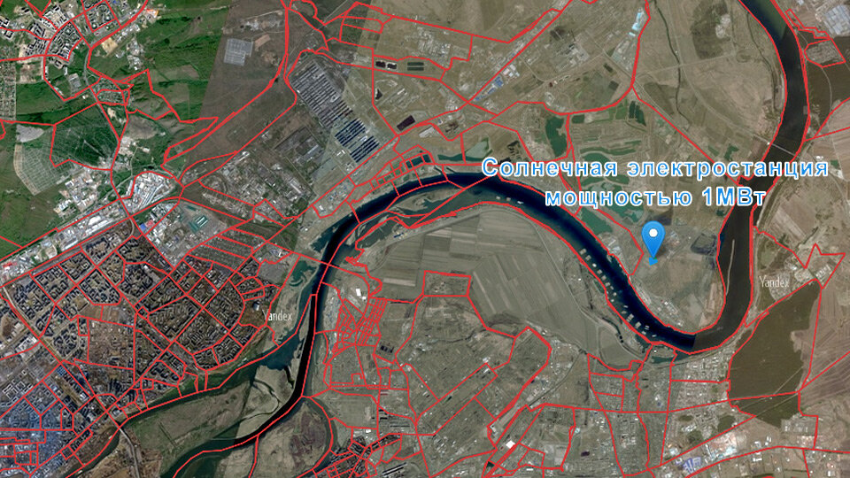     Располагаться панели будут на территории Восточной промзоны, около грузового района Красноярского речного порта «Песчанка»