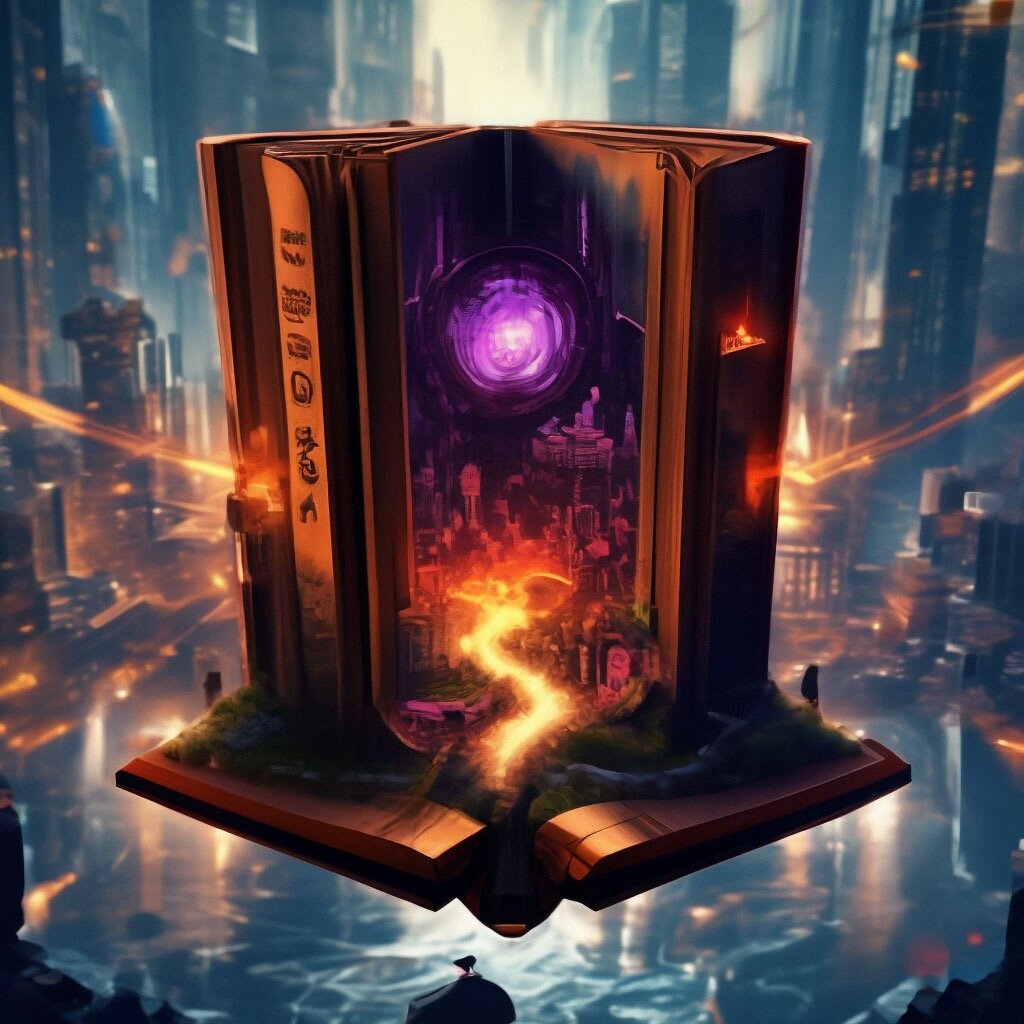 Так по мнению нейросети будет выглядеть третья книга, поистене грандиозно 