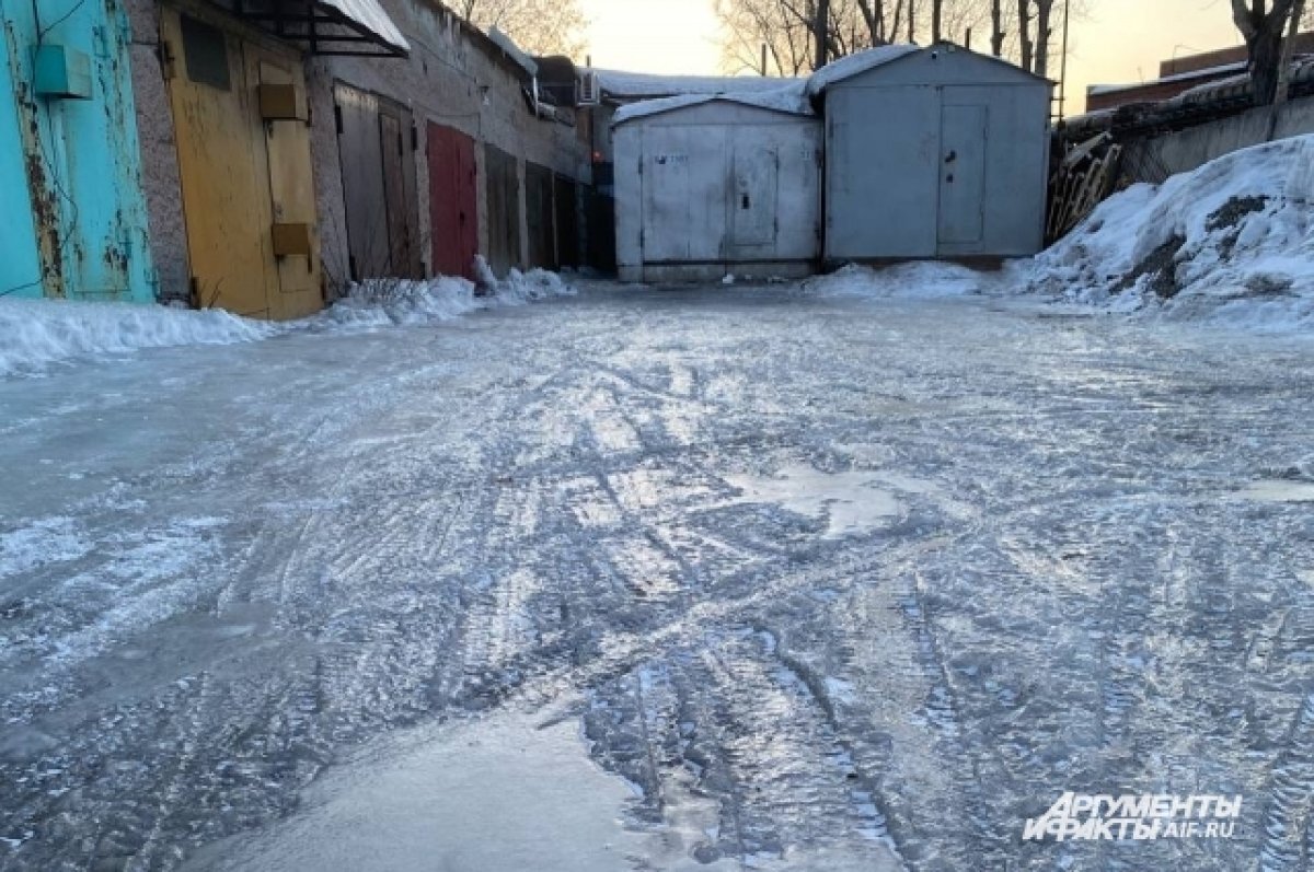    В Барнауле увеличилось число травмирований из-за гололеда