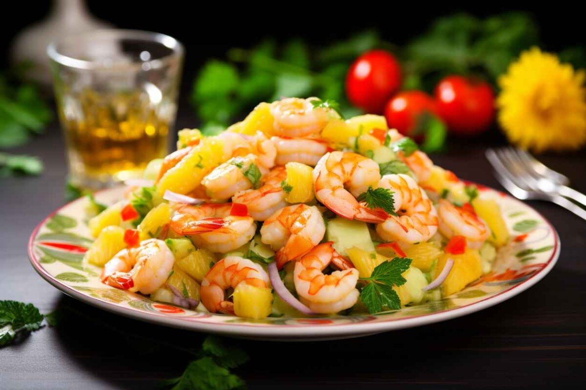 Салат из морепродуктов - рецепты с фото на вторсырье-м.рф ( рецептов салатов с морепродуктами)