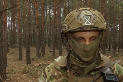    История уничтожения леопарда от военнослужащего с позывным Помор ©Скриншот / видео Минобороны РФ