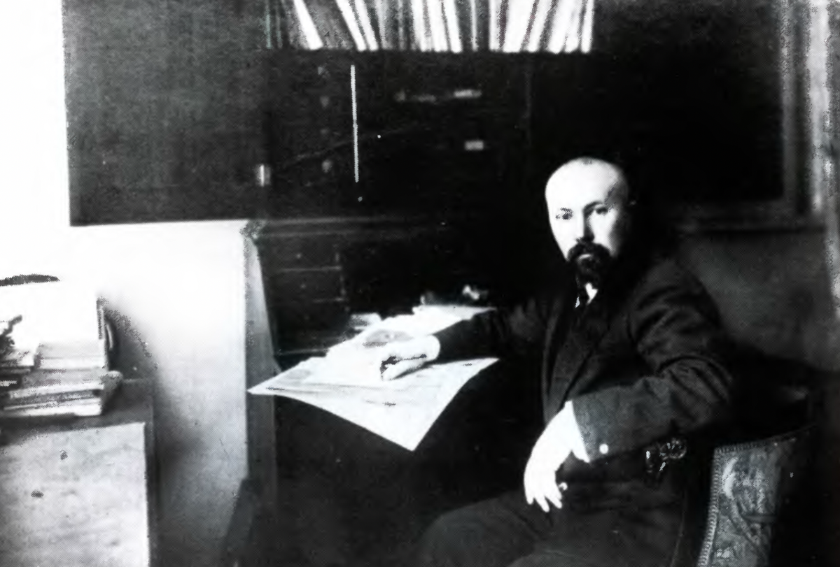 Николай Рерих в Петербурге. 1910—1917 год. Неизвестный фотограф