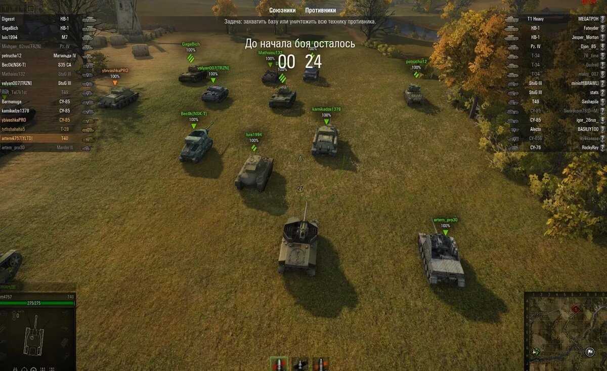 Правила игры танки