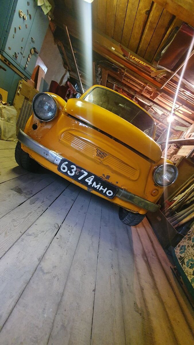 Моя "апельсина" с очищенным салоном.