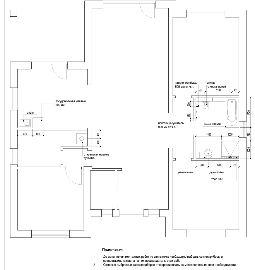 Обратите внимание на примечания, на них мы ориентировались уже в процессе работы.