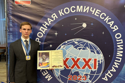    Учащийся лицея подмосковного Реутова Станислав Холькин © Пресс-служба администрации г.о. Реутов
