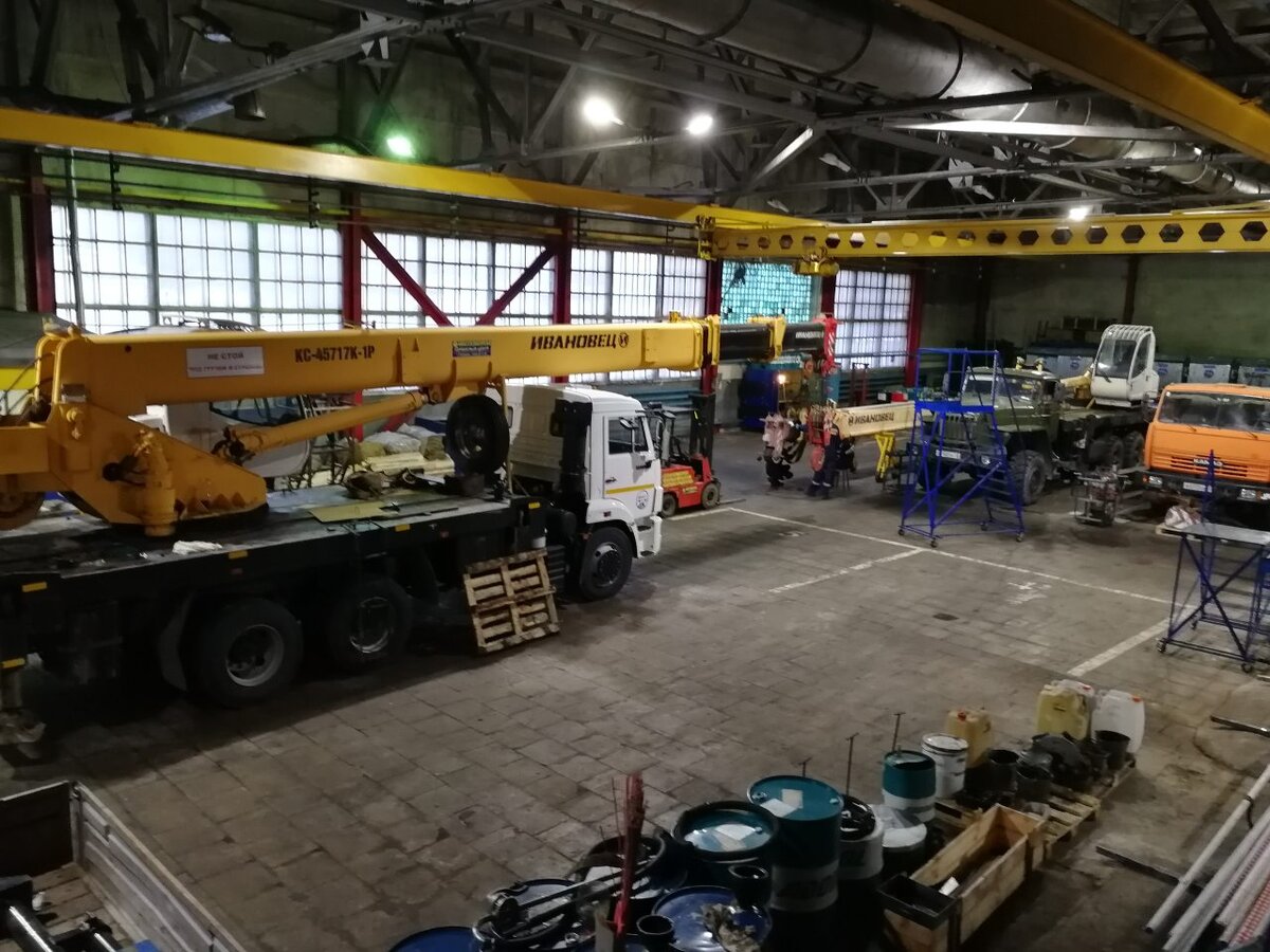 Техническое обслуживание кранов