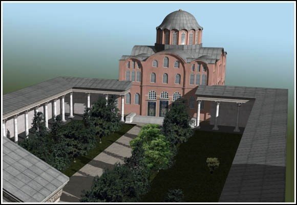 Макет-реконструкция Магнаврского дворца.